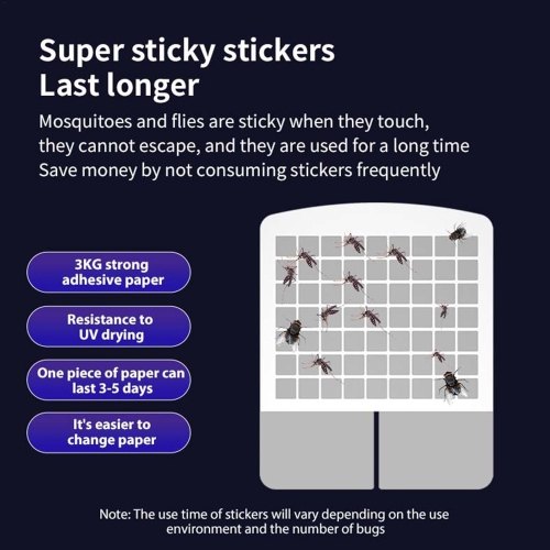 Indoor UV Fly Trap, Plug-in Bug Light Trap with UV and Blue Light, Kitchen Plug-in UV Trap, Indoor Use