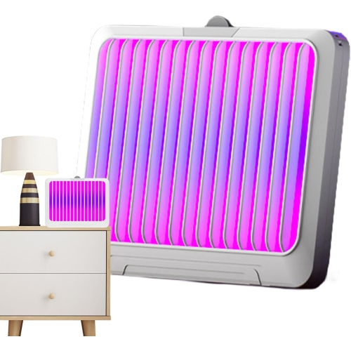 Piège à mouche électronique - UV + filtre en caoutchouc haute viscosité, double effet, fonctionnement ultra-silencieux, faible consommation