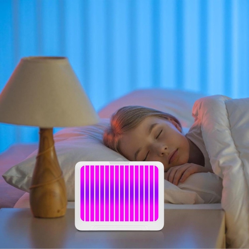 Piège à mouche électronique - UV + filtre en caoutchouc haute viscosité, double effet, fonctionnement ultra-silencieux, faible consommation