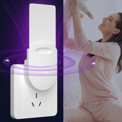 Piège à moustiques, piège à lumière ultraviolette, tueur à moustiques enfichable, piège à mouche non toxique, adapté à l'intérieur, à la maison et au