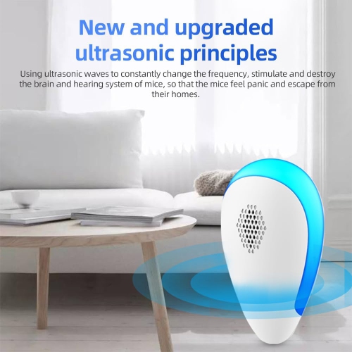 [Intelligent frequency conversion indoor ultrasonic insect repeller] 6 packs - 100 square meters large area coverage Non-toxic and harmless Repel