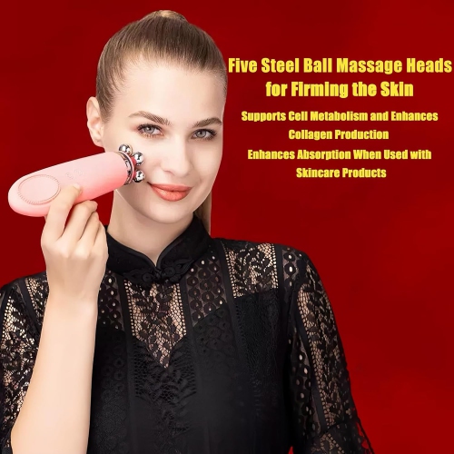 Silicone Face Scrubber,Electric Face Scrubber for Women,Exfoliating Deep Cleanser,Face Cleansing Brush,Face Wash Tool for Daily Skincare