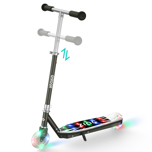 Image 1 of 6.. MIHOVER 80W Electric Scooter for Kids with Adjustable Handlebar and LED Lights