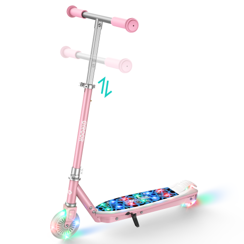 Image 1 of 6.. MIHOVER 80W Electric Scooter for Kids with Adjustable Handlebar and LED Lights