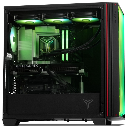 YEYIAN Mirage S Gaming PC Desktop Intel Core Ultra 9 285K 5.7GHz,RTX 5080 16GB GDDR7, 32GB DDR5 6000, 2TB NVMe Gen4 SSD,INTEL Z890 MB,AIO 360mm