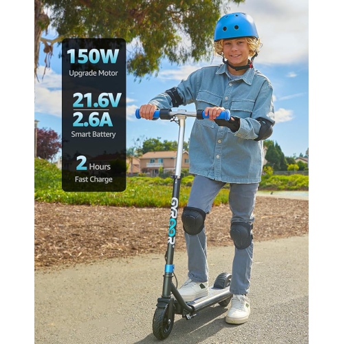 Gyroor H30 Max 5.3in Kid's scooter with Bluetooth - Blue