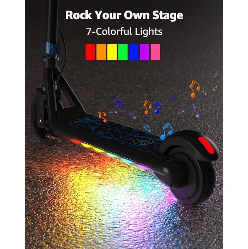 Gyroor H30 Max 5.3in Kid's scooter with Bluetooth - Blue