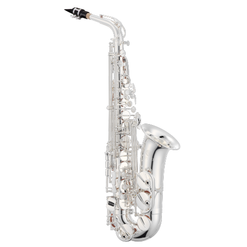 Saxophone Alto série 1100 de Jupiter JAS1100SQ avec étui - Plaqué argent