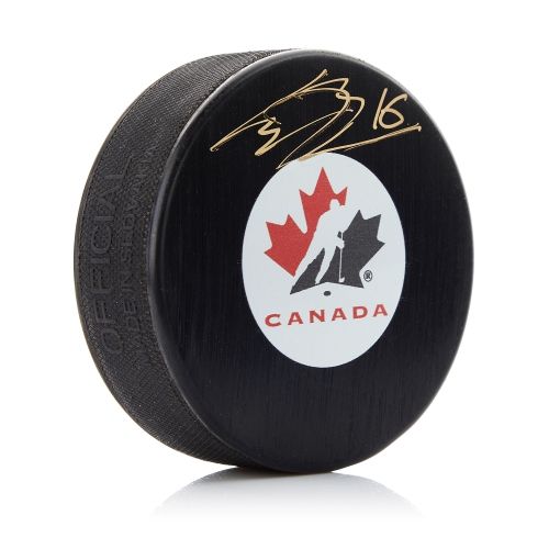AJ SPORTS  Connor Bedard Autographed Canada Hockey Puck