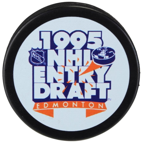 INGLASCO  Entry Draft Hockey Team Logo Autograph Model Puck