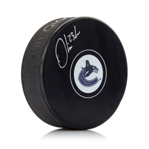 AJ SPORTS  Oliver Ekman-Larsson Autographed Vancouver Hockey Puck