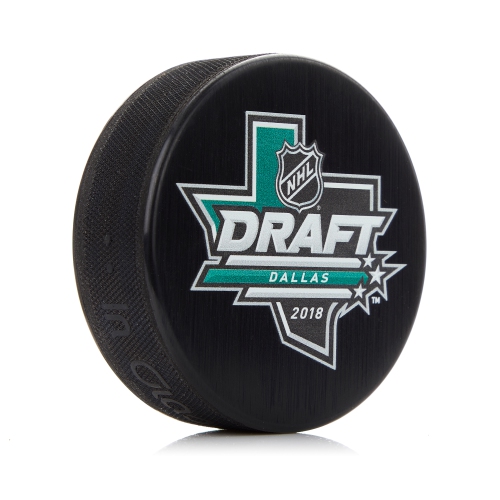 INGLASCO  Entry Draft Hockey Team Logo Autograph Model Puck