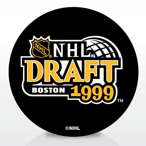 INGLASCO  Entry Draft Hockey Team Logo Autograph Model Puck