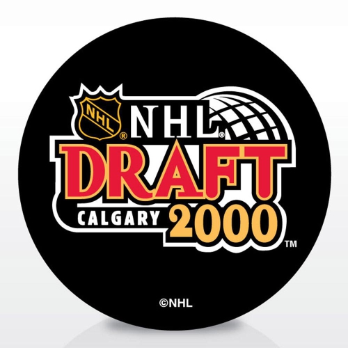 INGLASCO  Entry Draft Hockey Team Logo Autograph Model Puck