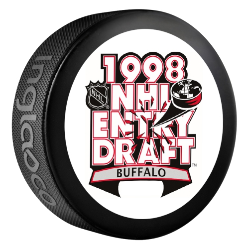 INGLASCO  Entry Draft Hockey Team Logo Autograph Model Puck