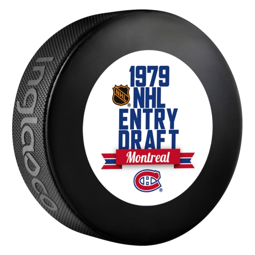 INGLASCO  Entry Draft Hockey Team Logo Autograph Model Puck