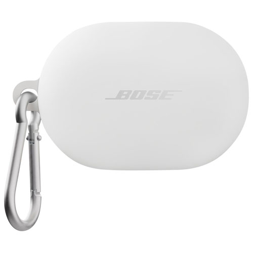 Étui en silicone pour écouteurs boutons QuietComfort de Bose - Blanc