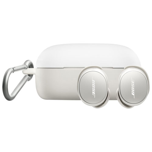 Étui en silicone pour écouteurs boutons QuietComfort de Bose - Blanc