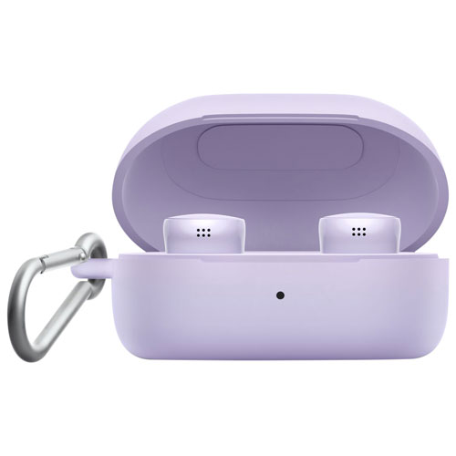 Étui en silicone pour écouteurs boutons QuietComfort de Bose - Lilas frais