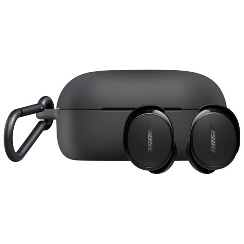 Étui en silicone pour écouteurs boutons QuietComfort de Bose - Noir