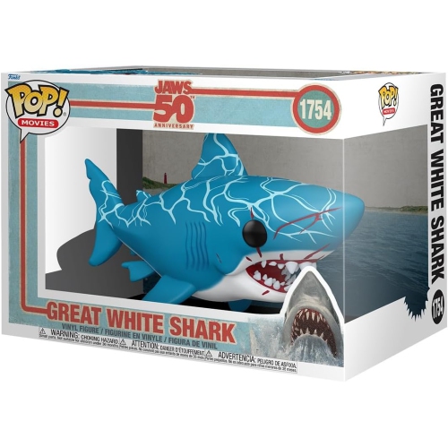 Pop Movies Jaws 3.75 Inch Action Figure Deluxe - Great White Shark #1754