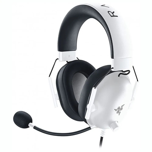 Blackshark V2 X Gaming Headset with 7.1 Surround Sound - 50mm Drivers - Memory Foam Cushions - for PC, PS4, PS5, Switch - 3.5mm Audio Jack - White