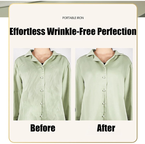 Portable Mini Ironing Machine, 2 in 1 Travel Mini Steam Iron, Handheld Mini Ironing Machine, Fast Preheating Steam Dry Ironing, Suitable for Home and