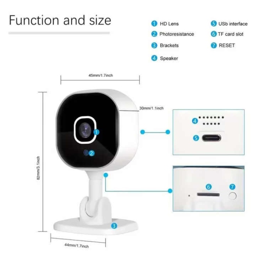 A3 Camera Baby Home Care USB Plug-in Intercom HD 1080P Indoor Surveillance Camera 1080P HD Wireless WiFi Home Security Camera Recorder Intercom