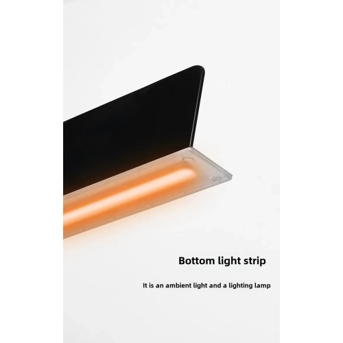 New LED large digital clock atmosphere light date snooze desk clock multi-function digital alarm clock two sets of alarm bottom atmosphere light