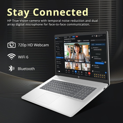 Open Box - HP 17.3" FHD IPS Business Laptop, AMD Ryzen 5 7430U, 2TB PCIe SSD, 64GB RAM, AMD Radeon Graphics, Num Pad, Webcam, HD Audio, Wi-Fi 6, Win