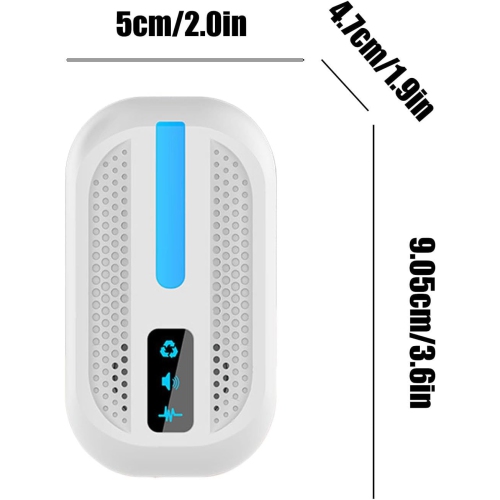 4-pack intelligent ultrasonic mosquito repeller | Automatic frequency adjustment | Safe and harmless, pet-friendly | Large coverage area