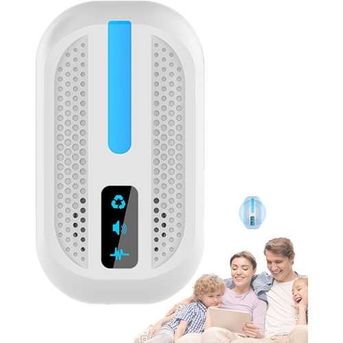 4-pack intelligent ultrasonic mosquito repeller | Automatic frequency adjustment | Safe and harmless, pet-friendly | Large coverage area