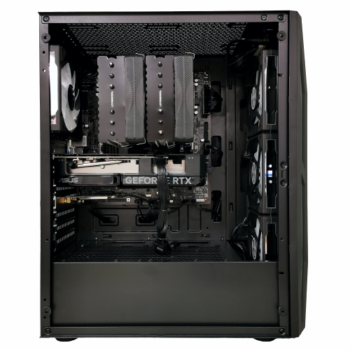 FunHei Tech Gaming PC, AMD Ryzen 5 9600X 6-Core Processor, RTX 5060, 32GB DDR5 RAM, 1TB SSD, WiFi & BT, Win11 Pro