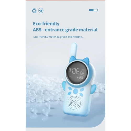 Kids Rechargeable Walkie Talkie 2, Walkie Talkie Long Range Channel Two-Way Radio, Suitable for 3-12 Years Old Kids, Family Games, Outdoor Hiking,