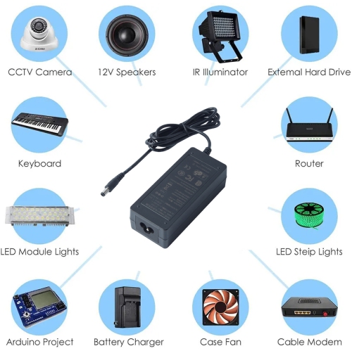 12V9A lighting switch power supply, desktop multi-function laptop power adapter - 8-shaped socket