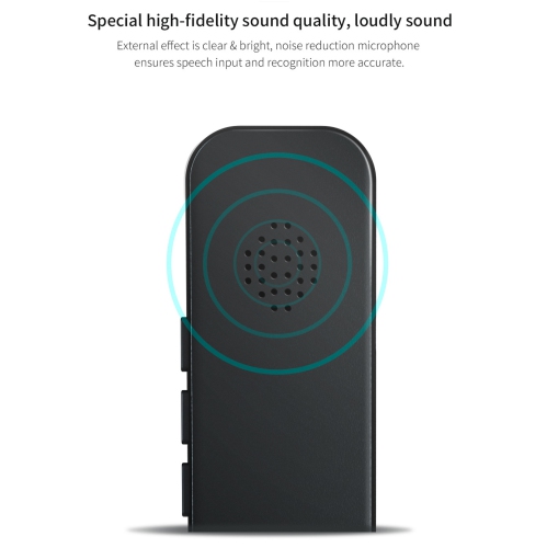 Traducteur G6, traducteur intelligent, traducteur Bluetooth AI, traduction multilingue avec traduction hors ligne - gris argenté