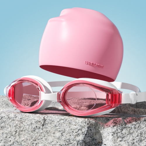 Lunettes de natation HD étanches et antibuée pour adulte, lunettes de natation en silicone pour hommes et femmes et ensemble de casquettes de