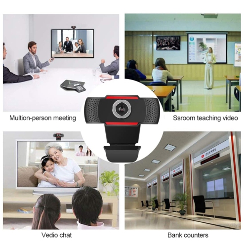 USB wired computer camera, 1080P webcast HD video conferencing 2k, webcam online learning