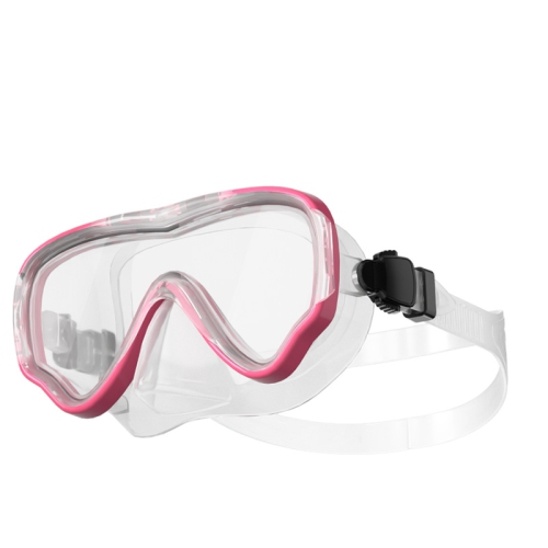 Masque de plongée, équipement de plongée avec tuba intégré de type à sec complet, lunettes de natation HD à grand cadre de plongée avec tuba - 300
