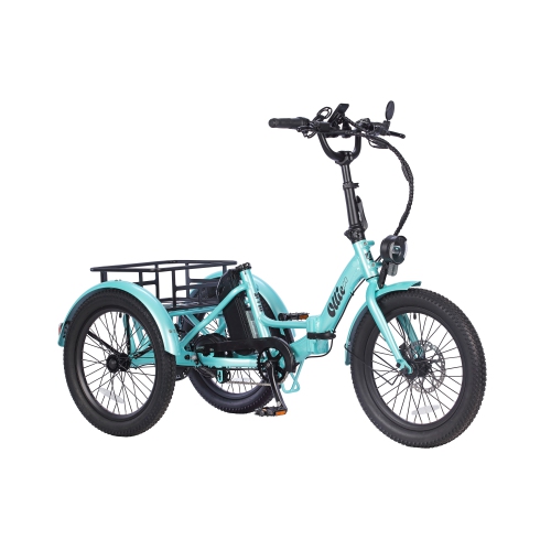 Remis à neuf - Tricycle de ville électrique pliable à cadre bas Ollie Leo (moteur 500 W/cuisinière 65 km/vitesse maximale 22 km/h) -