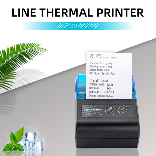 Mini Portable Thermal Printer Wireless Receipt Printer 58mm Ink-free USB BT ESC/POS Windows Android PC Factura Impresora Termica