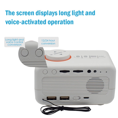 Alarm Clock Radio for Bedroom, Glow Small Digital Clock Radio, USB Ports, Sound Machine, Loud FM Radio Alarm Clock for Adults Seniors