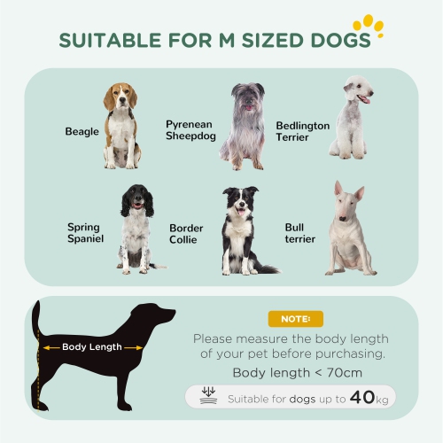 PawHut Dog Crate, 41" Folding Metal Dog Kennel with 2 Doors, Removable Tray, Soft Cushion, Handle, Pet Cage for Extra Large Dogs, Black