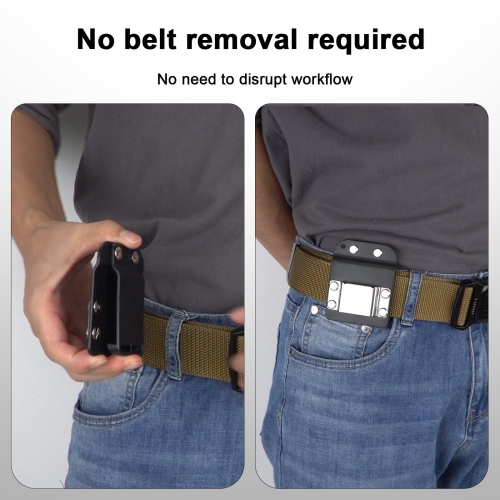 2-Pack Tape Measure Belt Clip, Tool Belt Drill Clip Suitable for Hanging Rulers, Drills and Other Tools