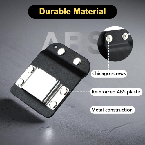 2-Pack Tape Measure Belt Clip, Tool Belt Drill Clip Suitable for Hanging Rulers, Drills and Other Tools