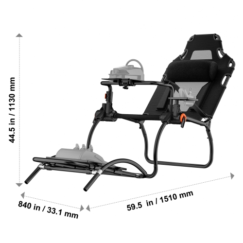 VEVOR T248P Racing Wheel Stand, For Logitech G923/G920/G29, Steering Wheel Stand & Foot Pedal Angle Adjustable,Steel Driving Simulator