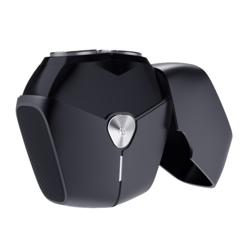 8W Mini Portable Electric Shaver, Men's Floating Magnetic Blade Rechargeable Shaver, Waterproof - Black and Blue