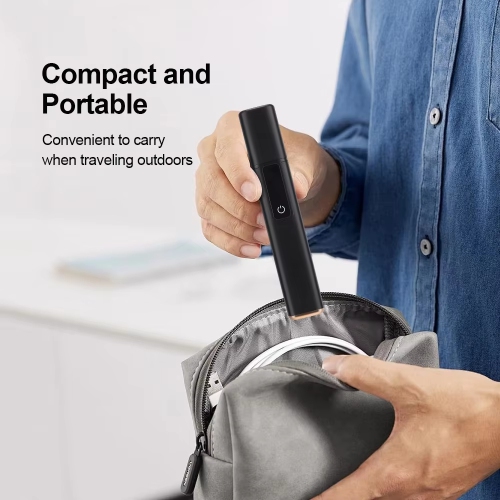 Hot sale electric nose hair trimmer, rechargeable nose hair scissors and eyebrow trimmer, nose hair tool for men and women - high-end silver [digital