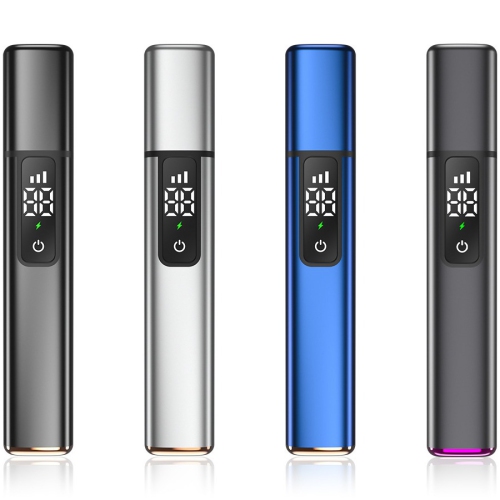 Hot sale electric nose hair trimmer, rechargeable nose hair scissors and eyebrow trimmer, nose hair tool for men and women - light luxury blue