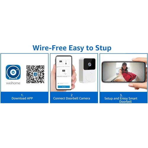 Smart Video Doorbell X9 Wireless Remote Control Overseas Version